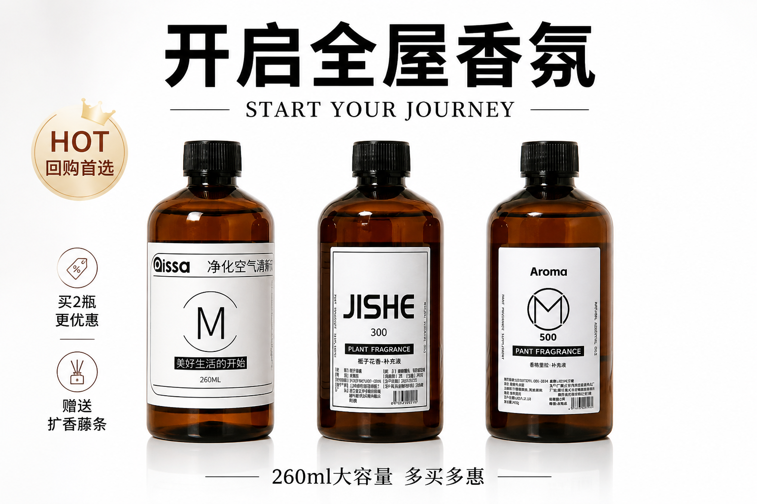 最后的下单临门一脚，多瓶购买更有优惠感