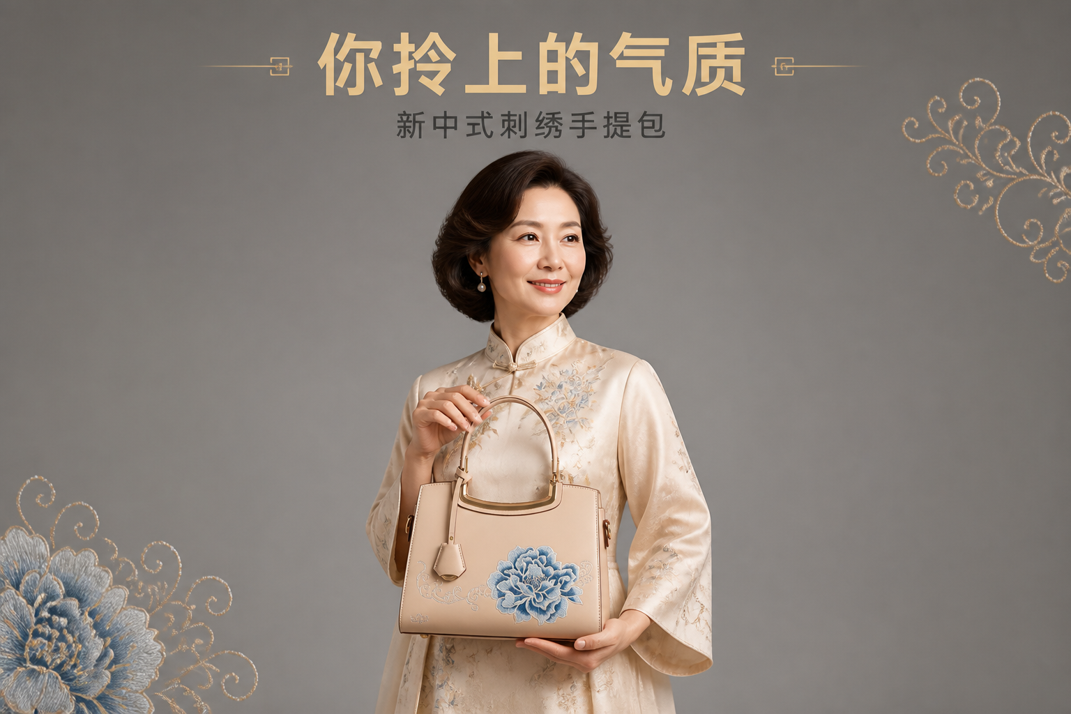 Hero KV，模特全身或3/4身展示产品，强视觉冲击