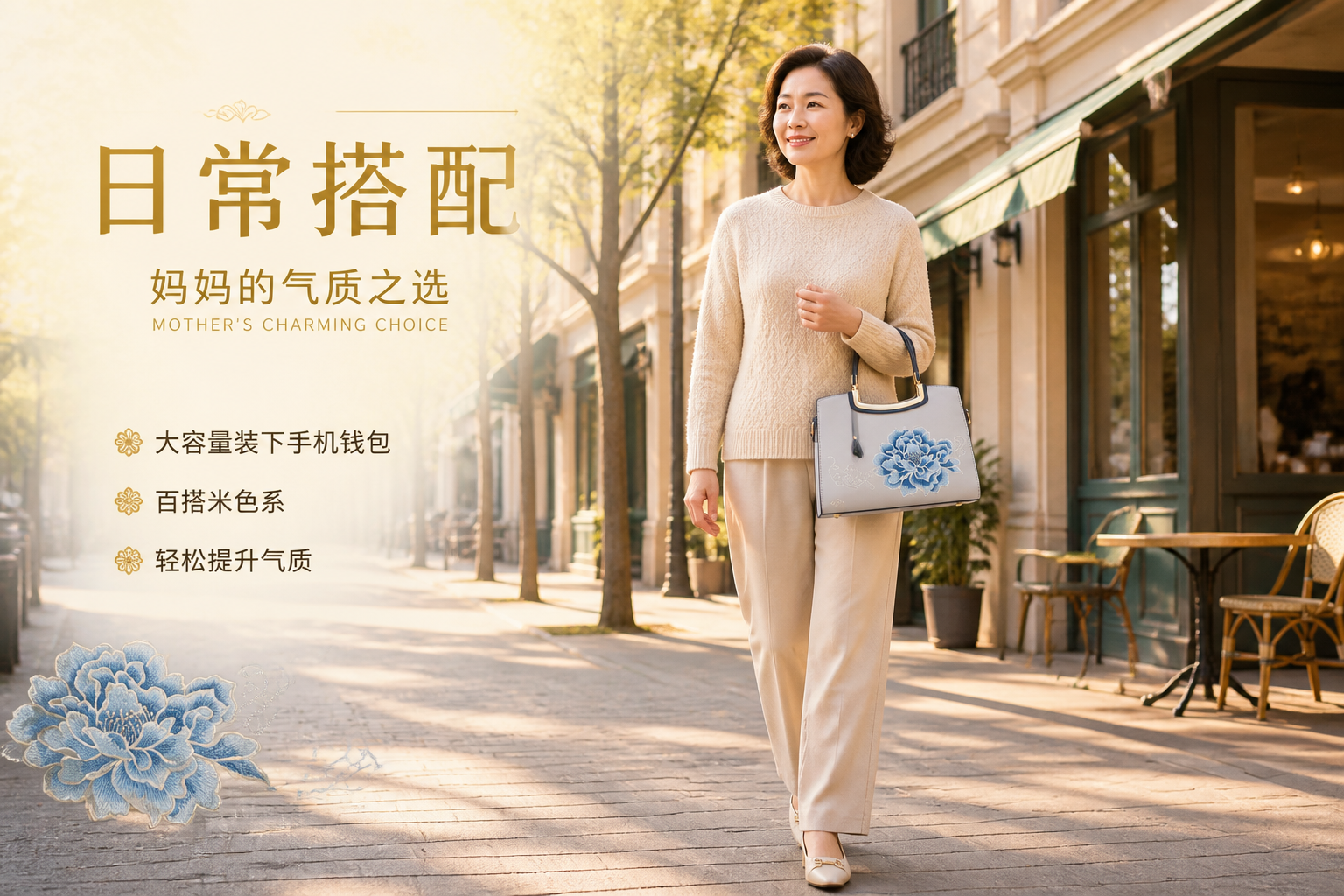 生活方式场景01，休闲出行打扮