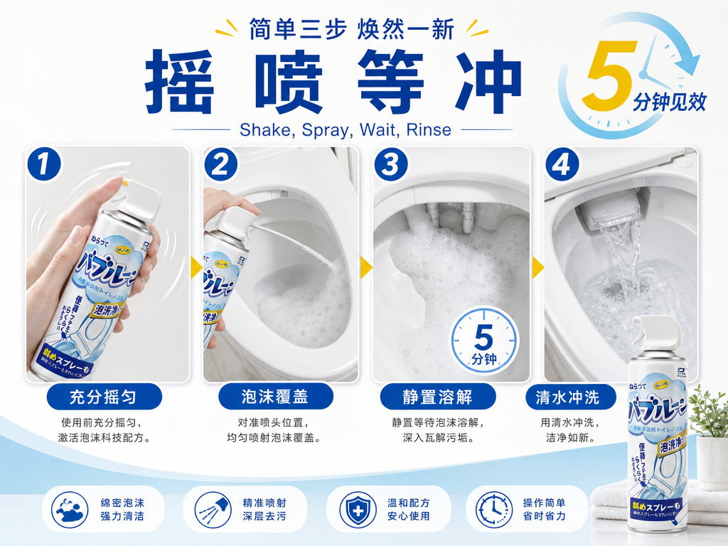 展示使用流程，强调简单易用
